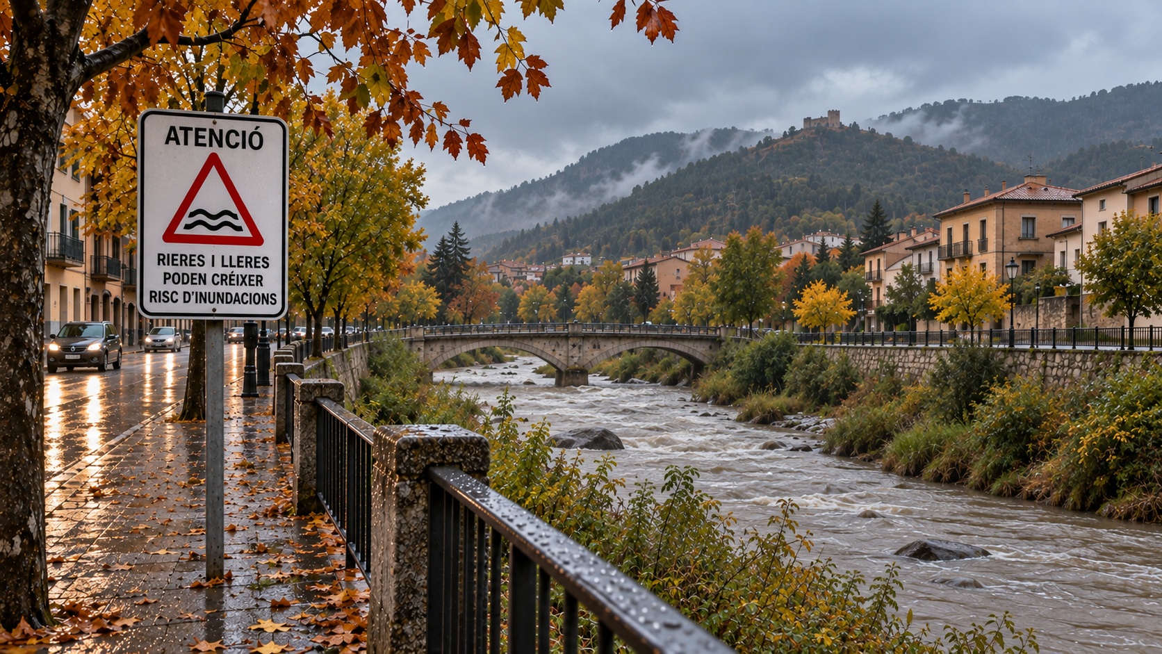Tardor i pluges intenses. Riscos d’inundacions, rieres i lleres